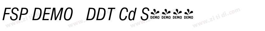 FSP DEMO   DDT Cd S字体转换